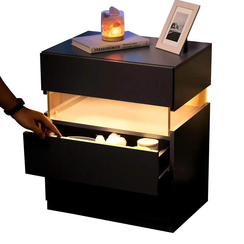 Streamdale reamy Led Nightstand Illuminate Your Nights & Decor Your Room