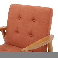 Streamdale Chic and Cozy Mid-Century Modern Tufted Armchair