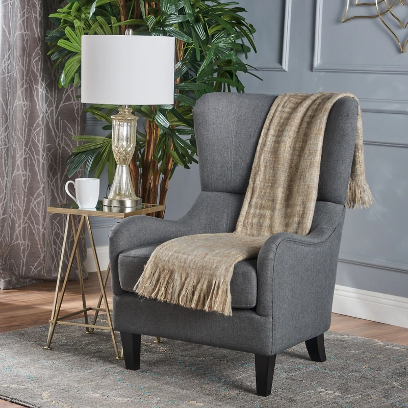 Streamdale Contemporary Accent Club Chair with Wingback Design