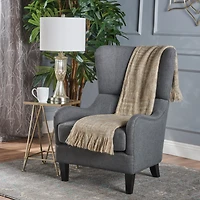 Streamdale Contemporary Accent Club Chair with Wingback Design