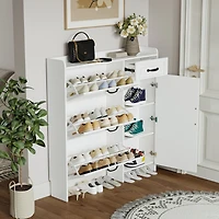Streamdale Furniture Premium Shoe Cabinet with Ample Storage and Dust Protection