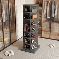 Streamdale Minimalist Rotating Shoe Rack for Maximum Space and Shoe Storage