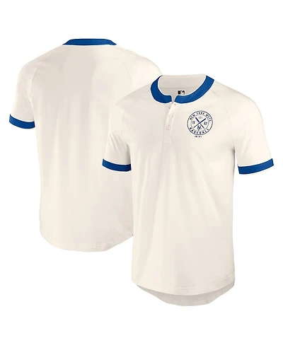 Darius Rucker Collection by Fanatics Men's White San Diego Padres Henley Raglan T-Shirt