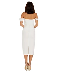 Dress the Population Women's Vickie Off-The-Shoulder