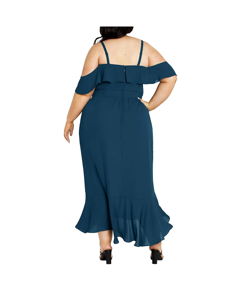City Chic Plus Remy Maxi Dress