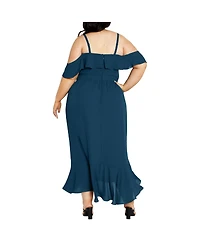 City Chic Plus Remy Maxi Dress