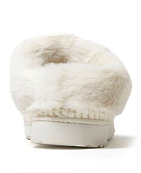 Dearfoams Women's Hannah Festive Knit Clog Slippers