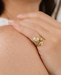 Ettika Polished Stacking Pebble Ring Set