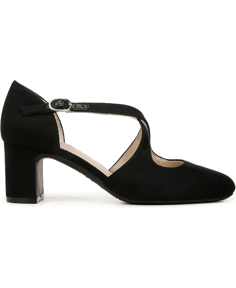 LifeStride Women's Tracy Crisscross Block Heel Pumps