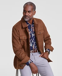 Club Room Men's Faux-Suede Jacket, Created for Macy's