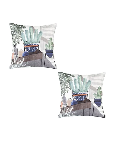 Contemporary Decorative Throw Pillow to Elevate Your Living Area (Set of 2)