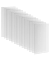 Outsunny 14 pc Twin-Wall Polycarbonate house Panels, 4' x 2' x 0.16"