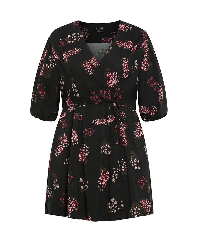 City Chic Women's Cassie Floral Dress