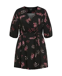 City Chic Women's Cassie Floral Dress
