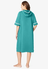Dreams & Co. Women's Short French Terry Robe