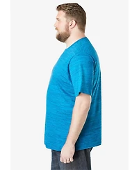Boulder Creek Big & Tall by KingSize Heavyweight Jersey Crewneck T-Shirt