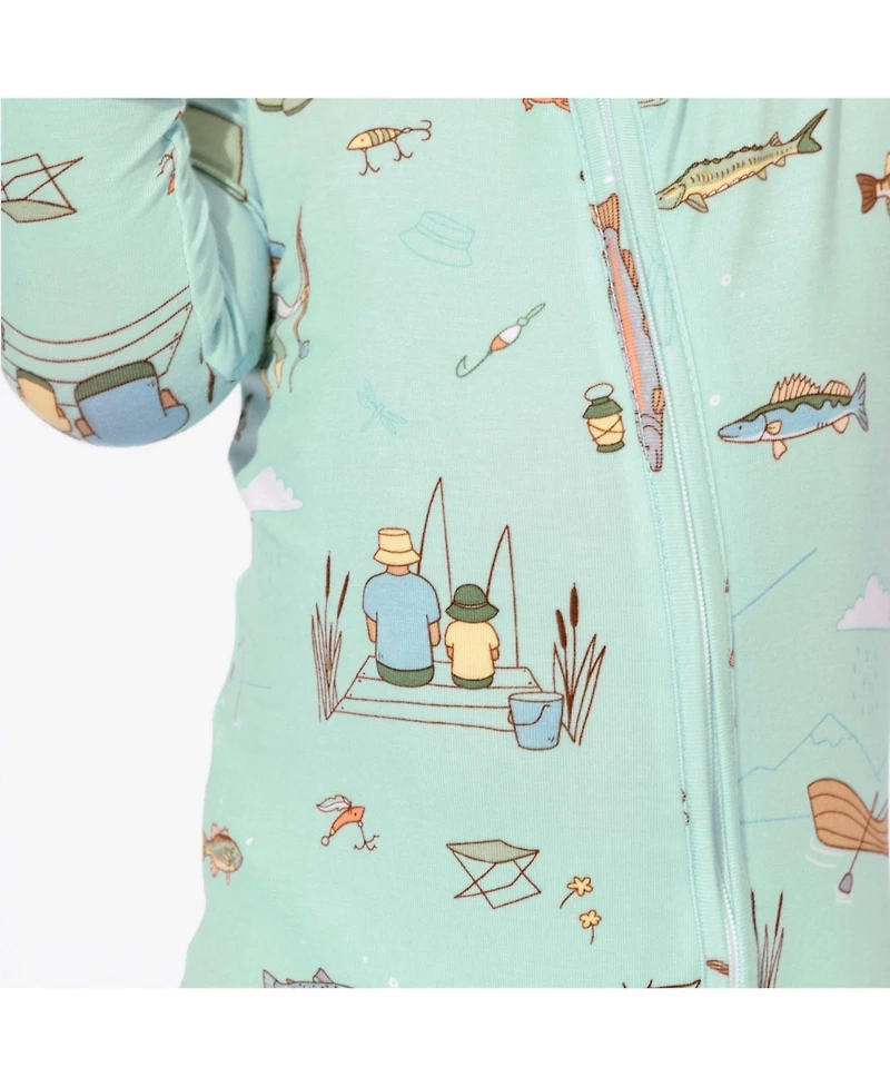 Bellabu Bear Baby Boys or Girls Fishing Convertible Footie