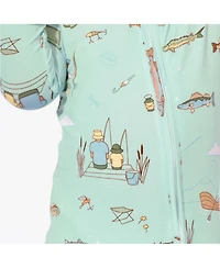 Bellabu Bear Baby Boys or Girls Fishing Convertible Footie