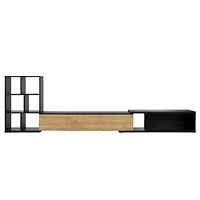Streamdale Adjustable Tv Stand Extends to 126" with Expandable Tabletop