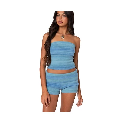 Edikted Women's Daytona Gradient Knit Tube Top