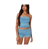 Edikted Women's Daytona Gradient Knit Tube Top
