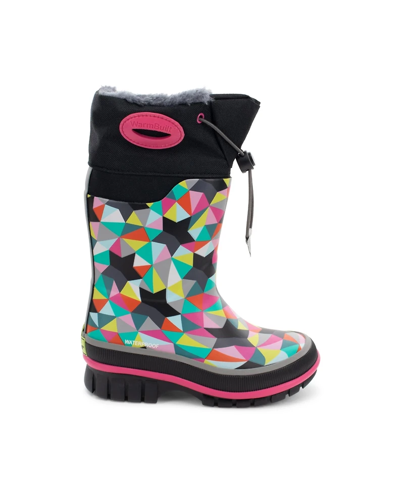 Kids Neoprene Faux Fur Cold Weather Boot