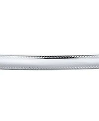 Bling Jewelry Plain Simple Dome Milgrain Edge Layering Stacking 3MM Shinny Sterling Silver RoundBangle Bracelet