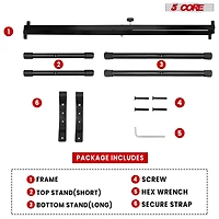 5 Core Keyboard Stand Digital Piano Riser Adjustable X Style Electric Key Board Casio Synth Holder