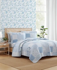 Laura Ashley Colleens Reversible 3 Piece Quilt Set, King