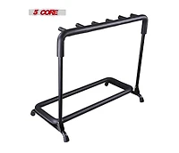 5 Core Guitar Rack Stand Heavy Duty 5 Guitars Holder Universal Multi Storage for Band Stage Acoustic Electric and Bass Soporte Para Guitarra- GRack 5N