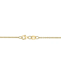Effy Jade & Diamond (1/3 ct. t.w.) Open Circle 18" Pendant Necklace in 14k Gold