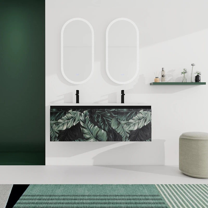 48'' Floating Wall-Mounted Bathroom Vanity & Soft-Close Cabinet Door, Kd-Package
