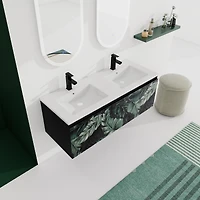 48'' Floating Wall-Mounted Bathroom Vanity & Soft-Close Cabinet Door, Kd-Package