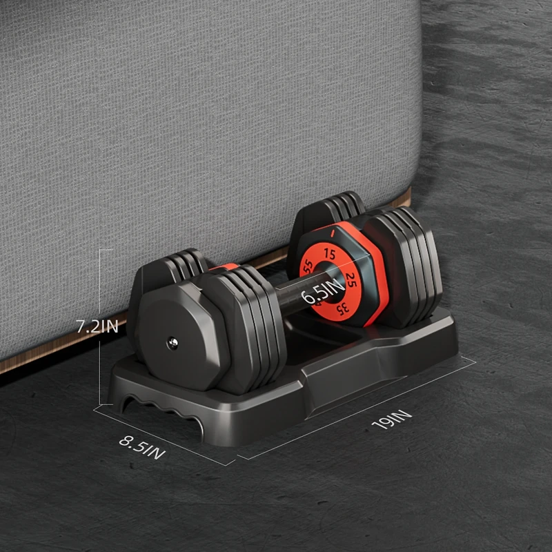 Streamdale Furniture 5-in-1 Adjustable Dumbbells Ultimate Space-Saving Home Gym