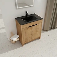 Streamdale 30" Freestanding Vanity with Basin and Doors