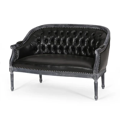 Streamdale Furniture Luxurious Tufted Loveseat French Country Charm with Unmatched Comfort