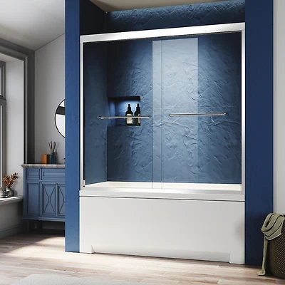 Streamdale Premium Glass Tub Doors Durable, Smooth-Sliding, Safe Tempered Glass
