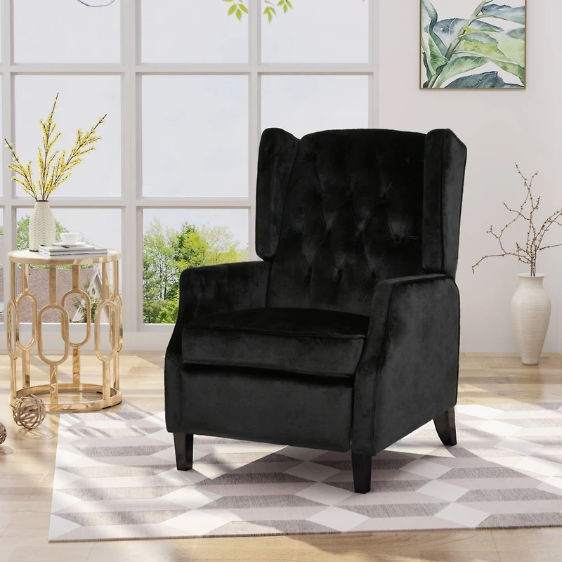 Streamdale Mid-Century Pushback Recliner for Hollywood Style Living