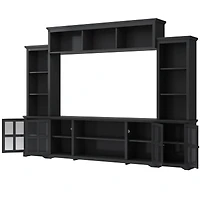 Streamdale Lunar Series Modular Entertainment System with Ample Storage