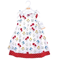 Hudson Baby Girls Cotton Dresses and Leggings