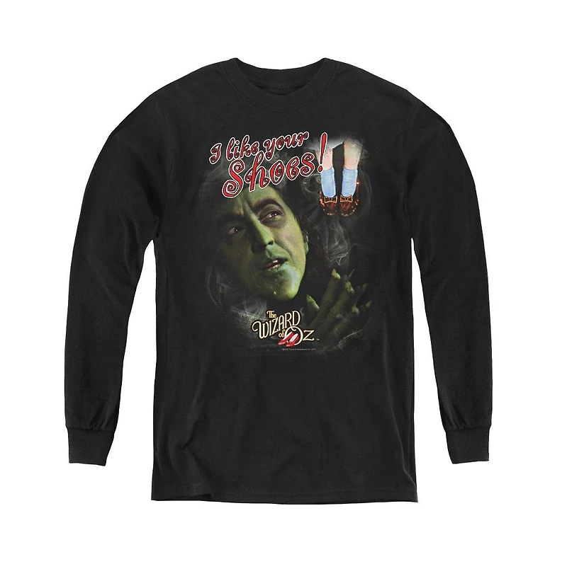 Wizard Of Oz Youth I Like Your Shoes Long Sleeve Sweatshirts