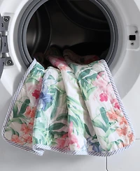 Closeout! Tommy Bahama Home Island Orchid Reversible 3 Piece Quilt Set, King