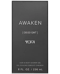 Tumi Men's Awaken [08:00 Gmt] Hair & Body Shower Gel, 8 oz.