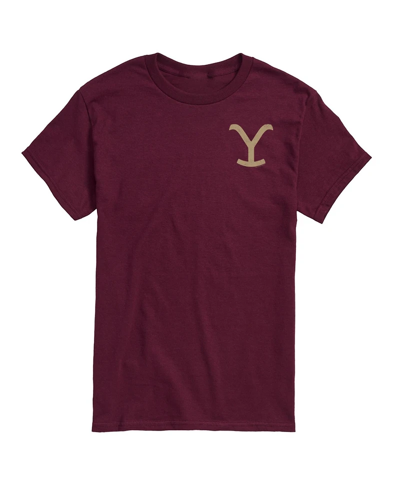 Hybrid Apparel Yellowstone Logo Mens Short Sleeve Tee