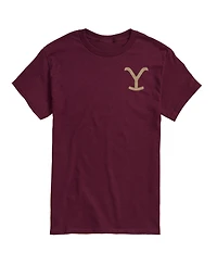 Hybrid Apparel Yellowstone Logo Mens Short Sleeve Tee
