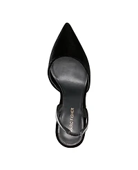 Marc Fisher Women's Hadya Pointy Toe Stiletto Slingback Pumps