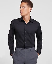 Bar Iii Men's Spread-Collar Sateen Dress Shirt