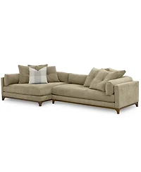 Closeout! Brendalyn 2-Pc. Modular Fabric Sectional Chaise and Sofa Set, Created for Macy's