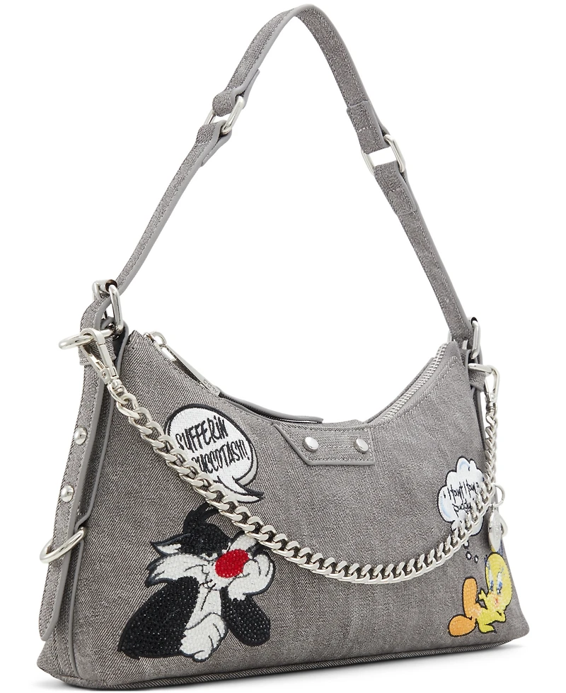 Aldo Looney Tunes Textile Medium Shoulder Bag