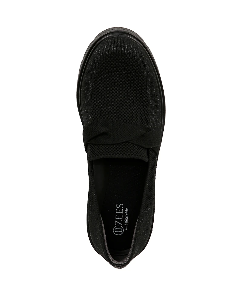 LifeStride Women's Muse Bow Washable Lug Sole Loafers